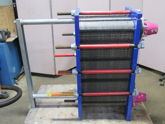 ALFA LAVAL THERMAL PLATE HEAT EXCHANGER M10-MFG 98PLATES 14-1/2"X35" 2012YR