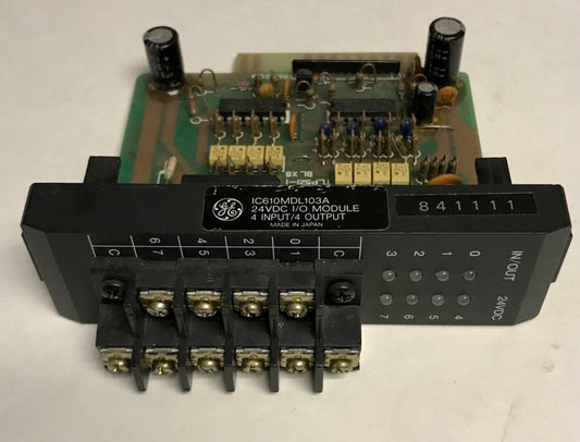 GENERAL ELECTRIC FANUC IC610MDL103A 24 VDC I/O Input Output Module