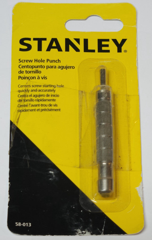 STANLEY 58-013 Screw Hole Punch 58 013