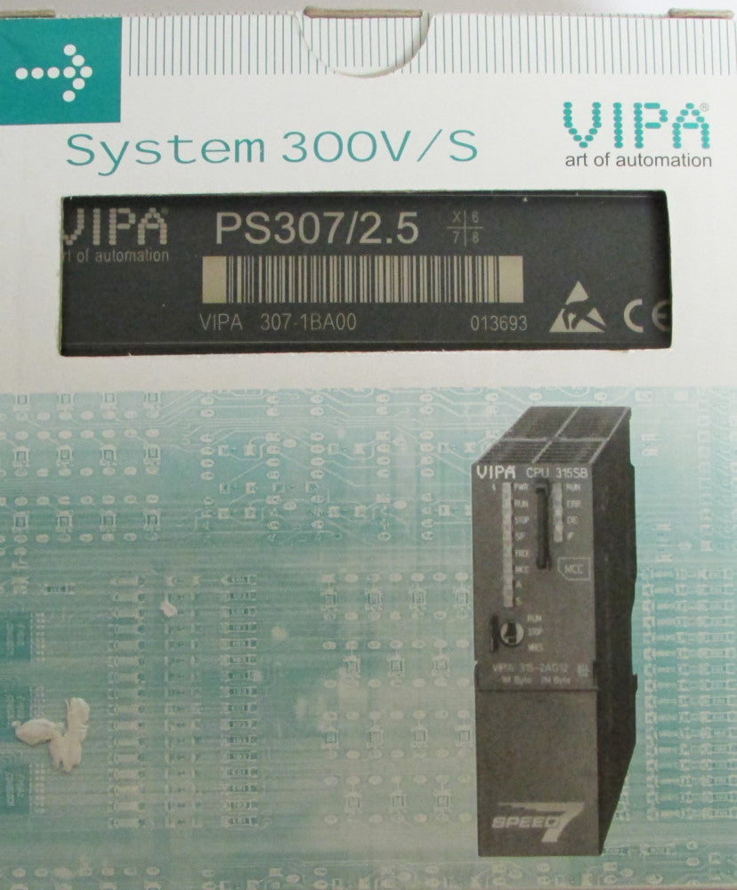 VIPA PS307/2.5 System 300V/S SIEMENS 307 1 BA00 Power Supply PS307 2.5