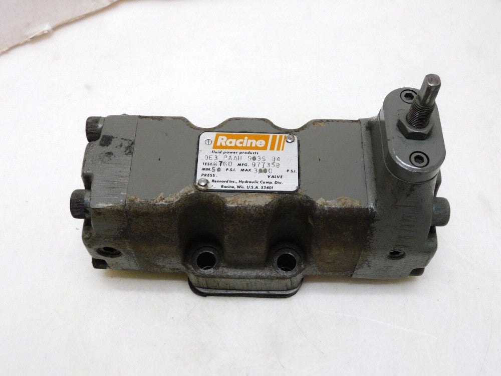 RACINE 0E3 PAAH S03S 04 REDUCING VALVE 977358 50-3000PSI