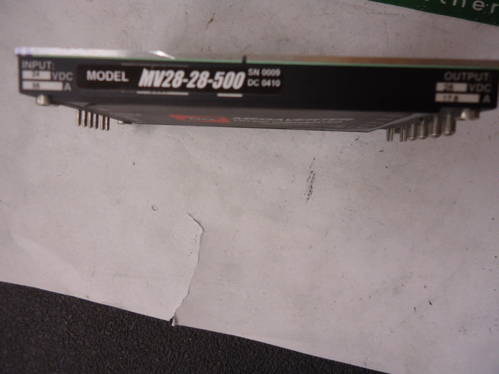 MV28-28-500, RO Associates, DC/DC 600W 28V IN 28V 21.4A, BRAND NEW!