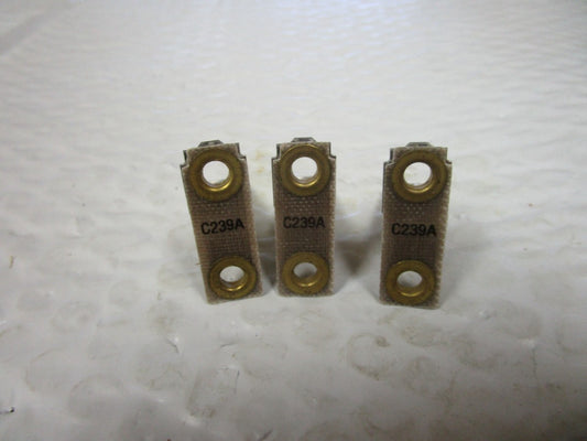 NEW LOT OF 3 GE GENERAL ELECTRIC OVERLOAD HEATER ELEMENT  C239A