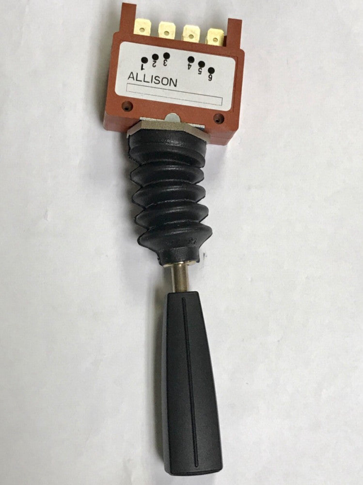 EATON ALLISON SEUFFER 635 6 Position Transmission Shifter V6-724 Rubber Booted