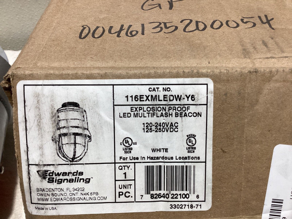 Edwards 116EXMLEDW-Y6 White Hazardous Location Led