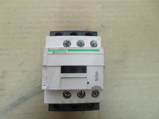 SCHNEIDER ELECTRIC LC1D09 CONTACTOR LC1D09...C 220V COIL