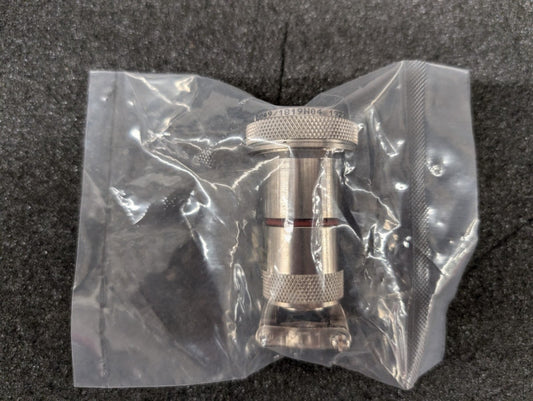 New, Amphenol, M85049/1819N04, BACKSHELL ENVRN EMI/RFI STRT NICKEL SIZE 19
