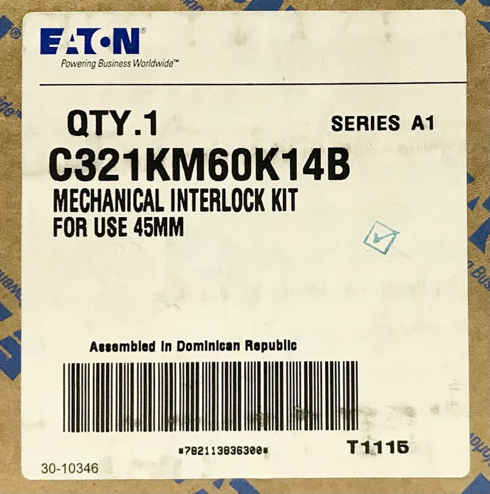 EATON CUTLER HAMMER C321KM60K14B 45mm Mechanical Interlock Kit