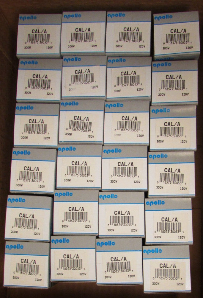 (Case of 24) APOLLO CAL/A 300W Projection Audio Visual Lamp Bulb CAL A 21152