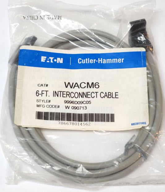 EATON CUTLER HAMMER WACM6 Advantage Starter 6' Interconnect Cable 9996D09C05