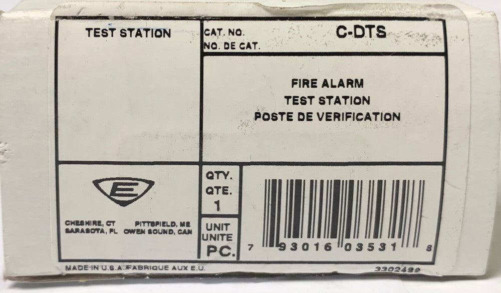 EDWARDS C-DTS FIRE ALARM Test Station C DTS KEYED