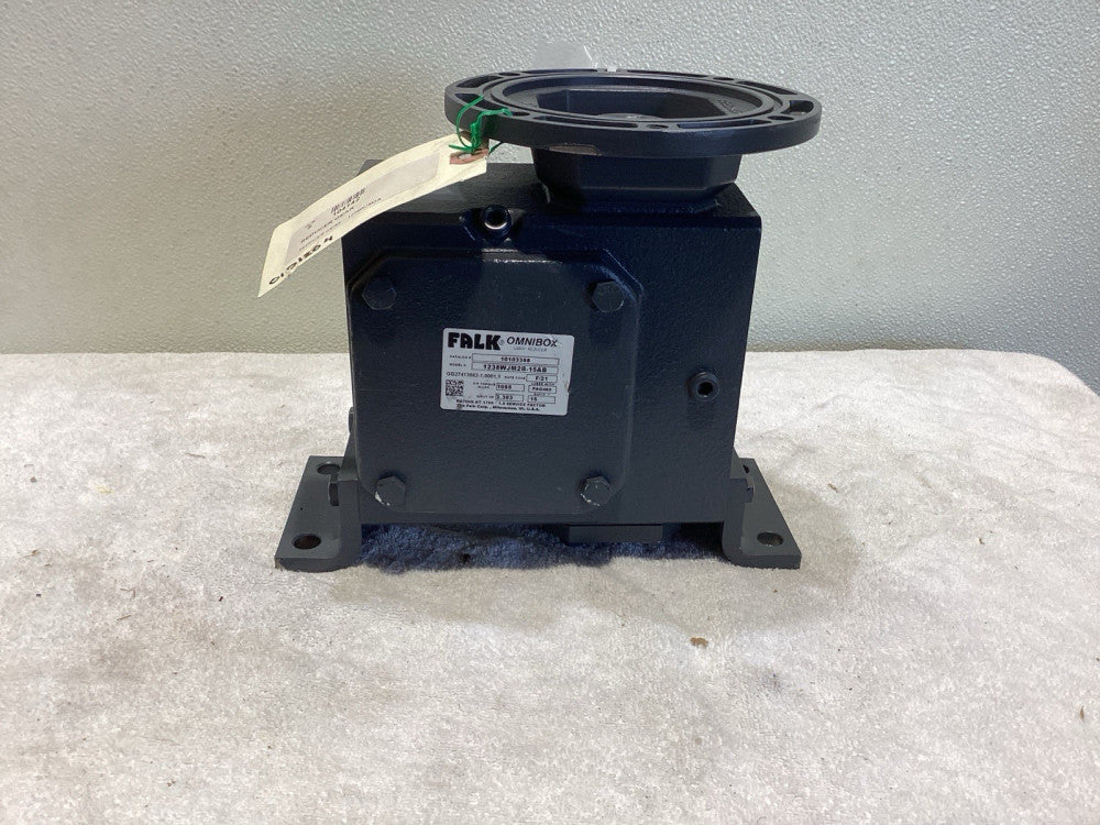 Falk Omnibox 1238WJM2B-15AB Right Angle Worm Gear Speed Reducer. 15 to 1 Ratio