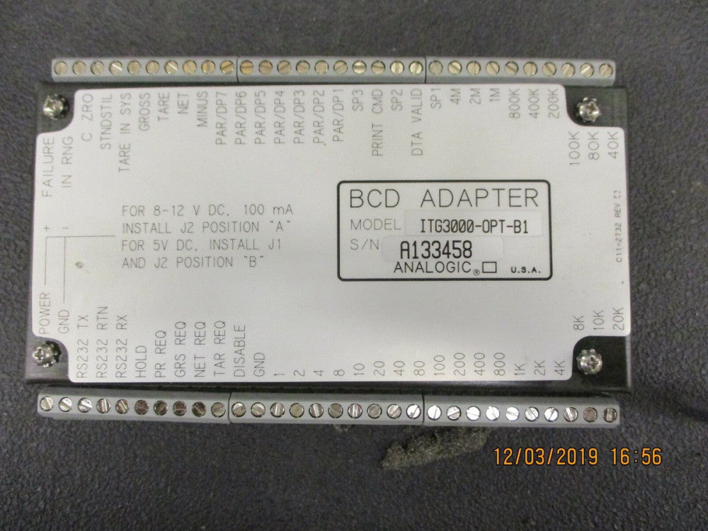 ANALOGIC - ITG3000-OPT-B1 - C-SCRAN MODULE