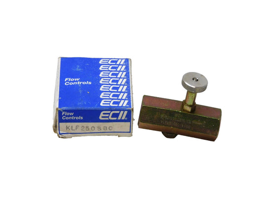 Ecii KLF250SBC Flow Control Valve 1/4" npt