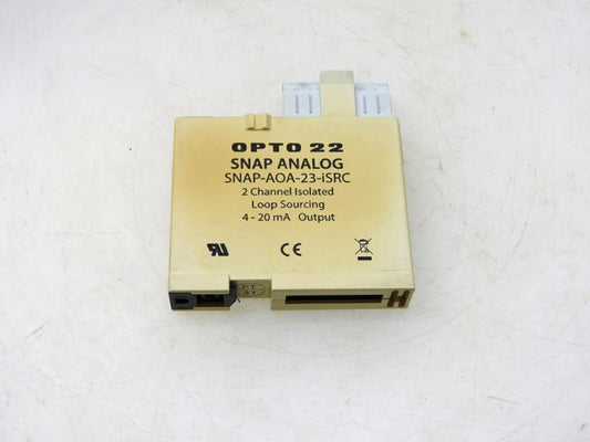 OPTO 22 SNAP ANALOG SNAP-AOA-23-iSRC 2 CHANNEL ISOLATED LOOP SOURCING MODULE
