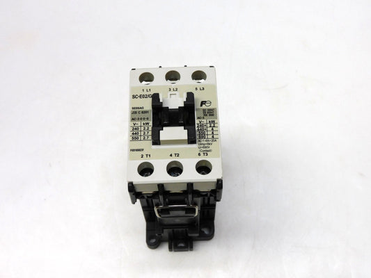 FUJI ELECTRIC SC-E02/G MAGNETIC CONTACTOR 20A 24VDC COIL SE09AG-E