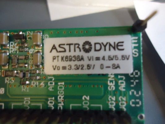 PTK-6936A Astrodyne Programmable DC/DC VRM, 3.3/2.5VDC Brand New!