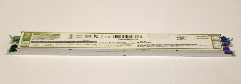 XENRQI XEL 072TKU C1X05E WZDN A01 Programmable LED Driver 120 277 VAC 0-10 Volt