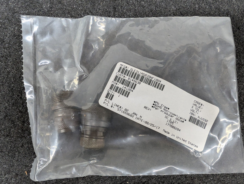 New, Glenair, 311AS039NF1004, Circular MIL Spec Strain Reliefs & Adapters LAMP