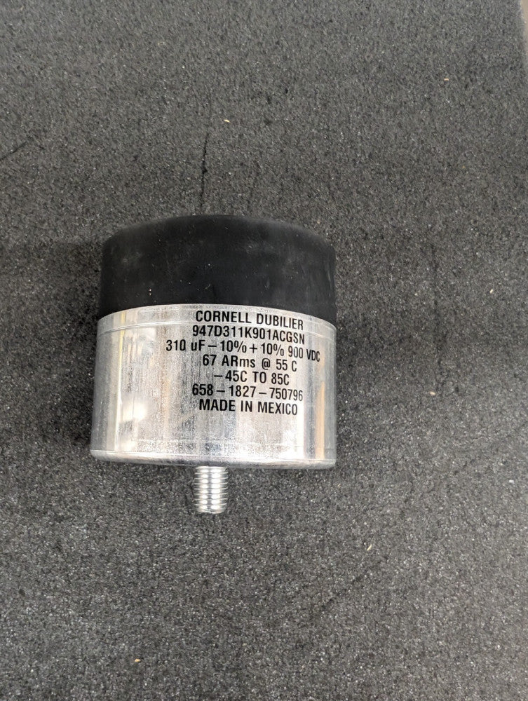 New, Cornell Dubilier, 947D311K901ACGSN, CAP FILM 310UF 10% 900VDC RADIAL