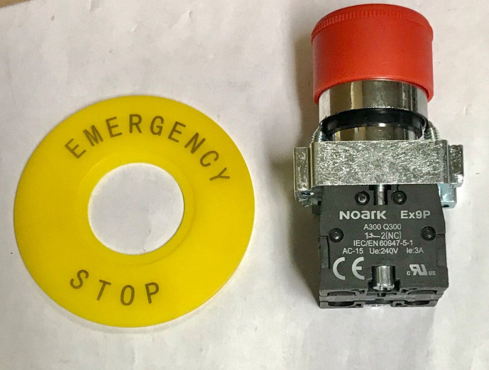 NOARK EX9PBS445 Red Twist Release Pushbutton 1200452