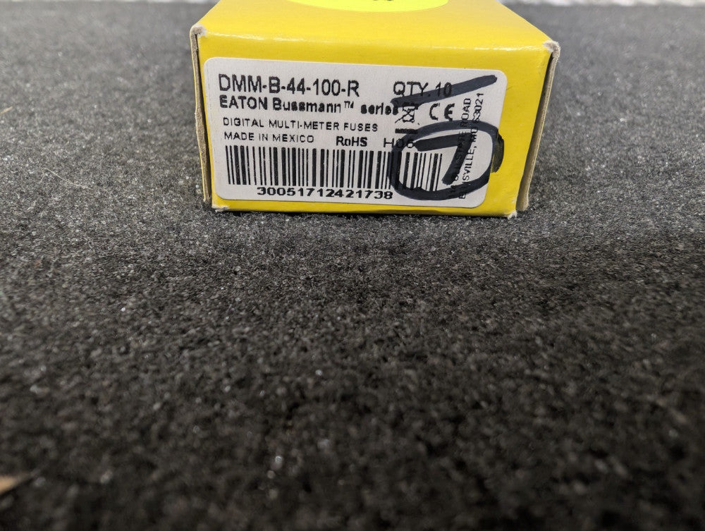 New, Eaton, DMM-B-44-100-R, Ind. & Elect. Fuses 1DMM FUSE - Lot of 17pcs