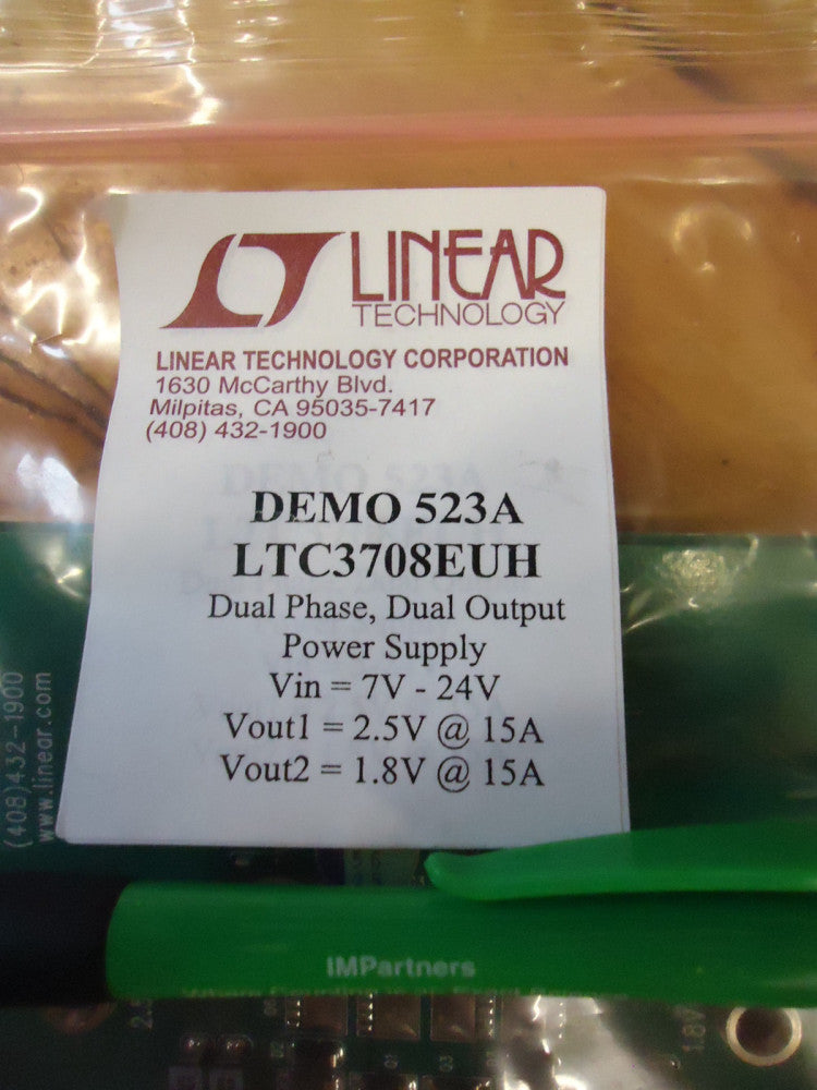 Linear Tech LTC3708EUH Demo Circuit.