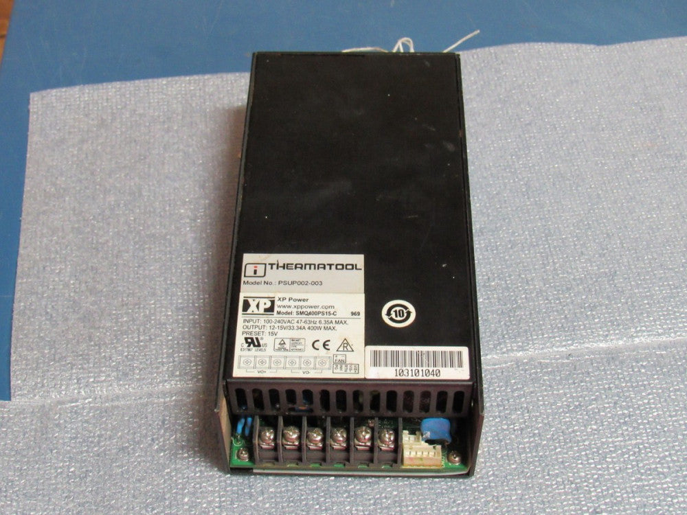 THERMATOOL XP POWER POWER SUPPLY PSUP002-003 SMQ400PS15-C 100-240VAC