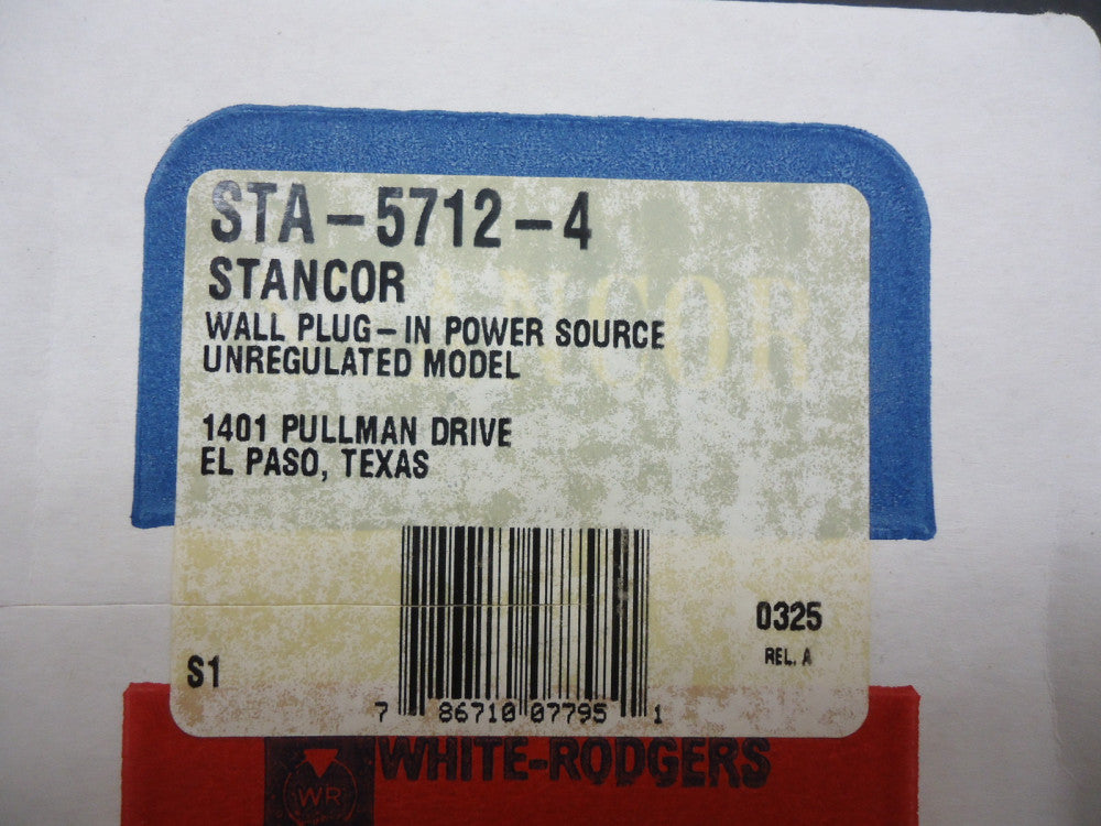 STA-5712-4, Stancor, Power Supply-110V 12VDC 1A, BRAND NEW!