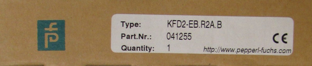 PEPPERL FUCHS KFD2 EB R2A B K System Amplifier Module 041255