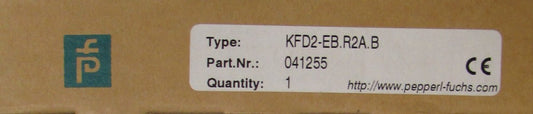 PEPPERL FUCHS KFD2 EB R2A B K System Amplifier Module 041255