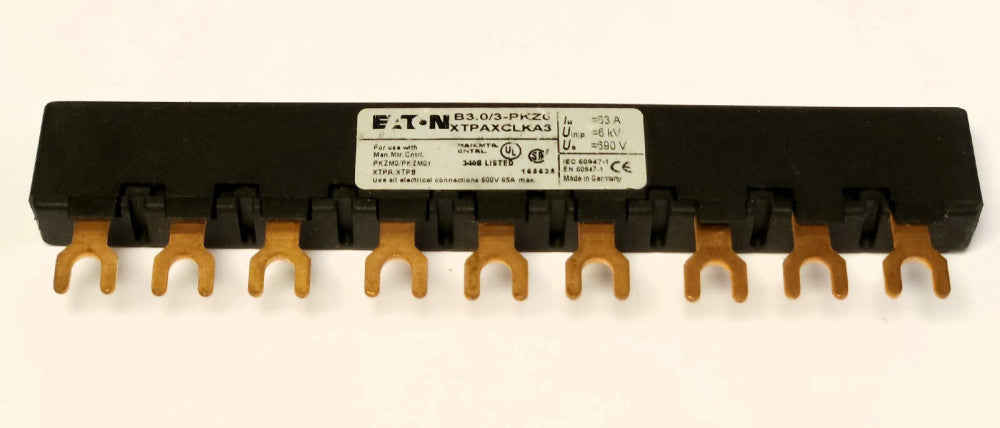 EATON MOELLER XTPAXCLKA3 Bussbar Commoning Link 3 Phase B3.0/3 PKZO