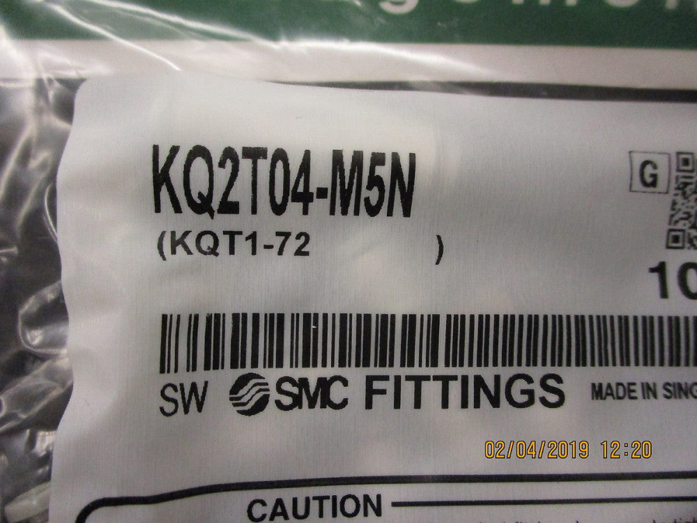 KQ2T04-M5N SMC Fitting; branch tee; for 4mm tube; BRAND NEW! 20 PIECES