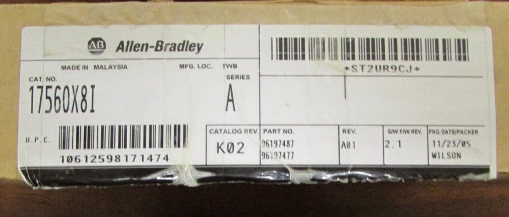 ALLEN BRADLEY 1756 0X8I Series A Relay Output Module