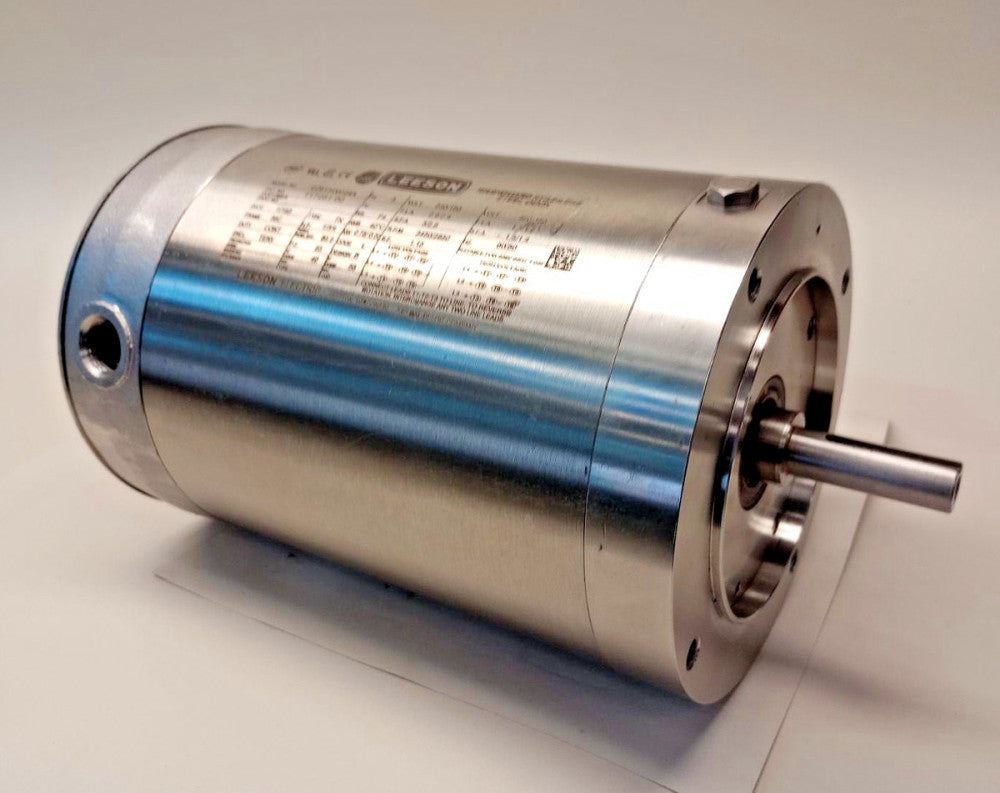 Leeson 117281.00 Used Electric Motor Washdown Duty 3ph 1hp 3450rpm CZ6T34VC24A