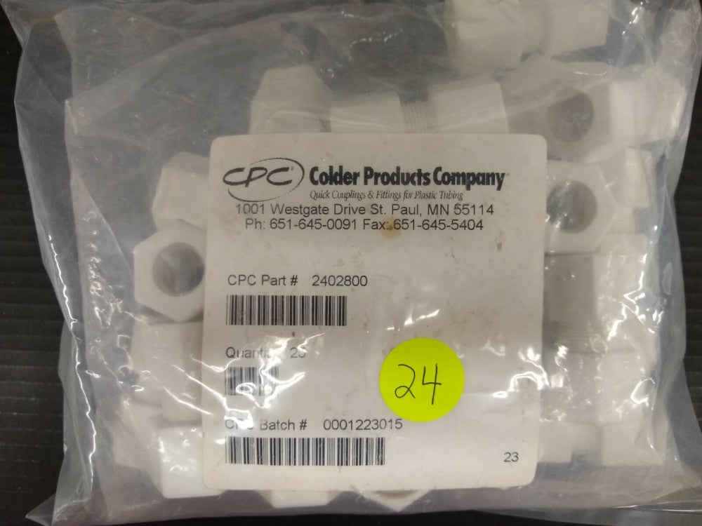 New, Colder Products, 2402800, Fitting, 1/2" Female NPT x 5/8" Compression