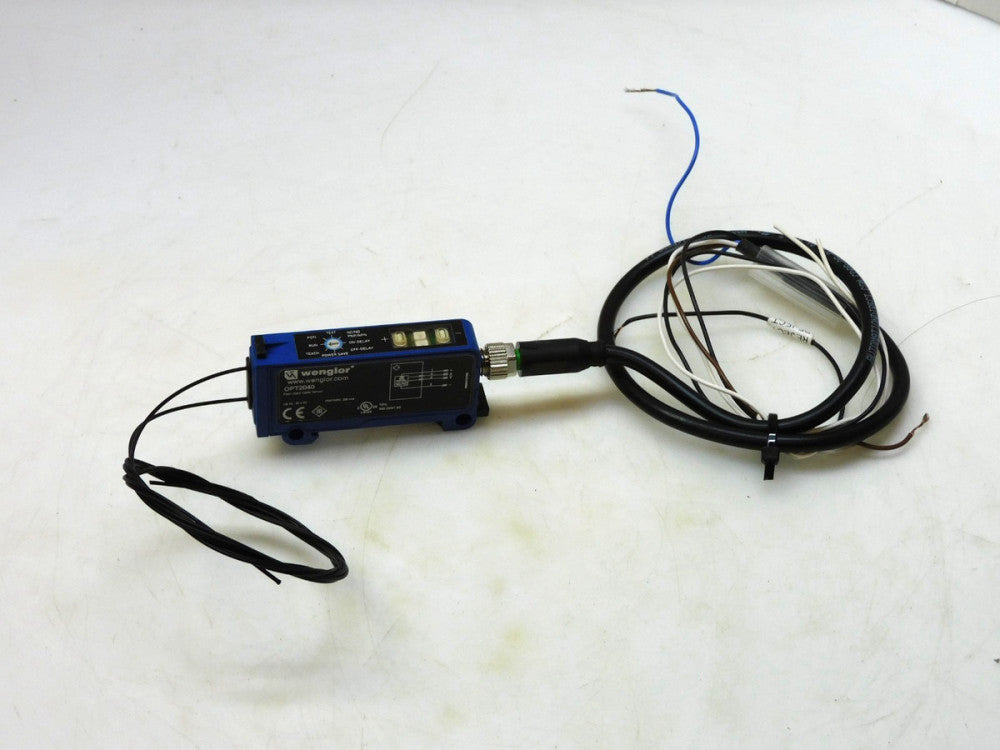 WENGLOR OPT2040 FIBER OPTIC CABLE SENSOR 10-30VDC