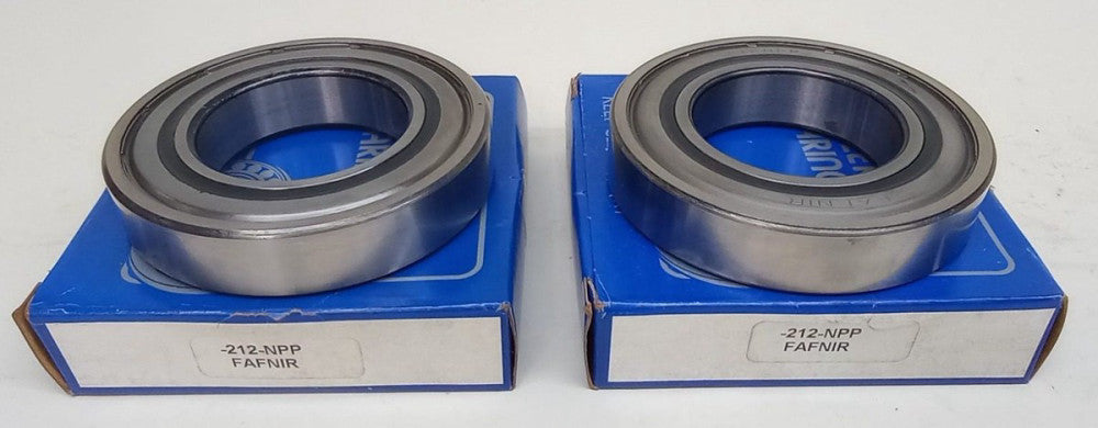 Fafnir 212NPP-Shields Ball Bearing Deep Groove 60X110X22mm (Pack of 2)