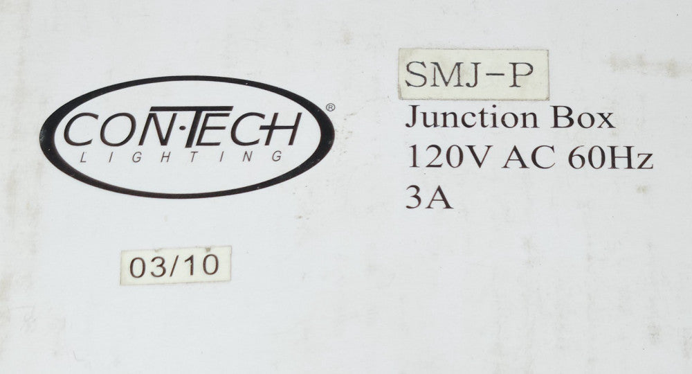 CONTECH CON-TECH SMJ-P 120 VAC 3 AMP Lighting Junction Box SMA C1