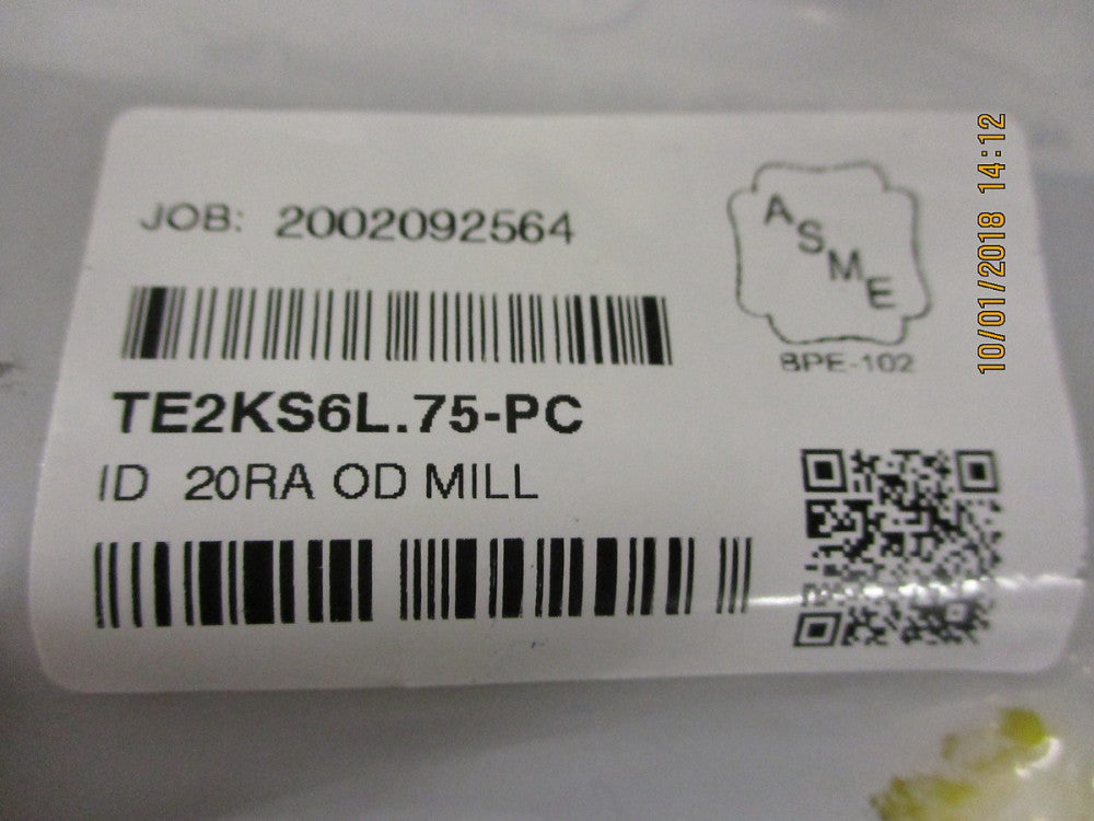 TE2KS6L.75-PC Maxpure BPE Series 3/4 45 Degree Elbow, T316L Stainless BRAND NEW!