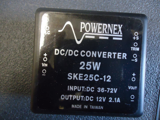 SKE25C-12 Meanwell 25 Watt DC/DC, 36-72 Vin single 12V BRAND NEW!