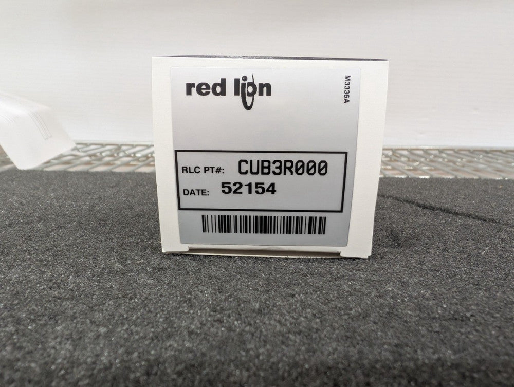 New, Red Lion Controls, CUB3R000, COUNTER LCD 6 CHAR 3V PANEL MT