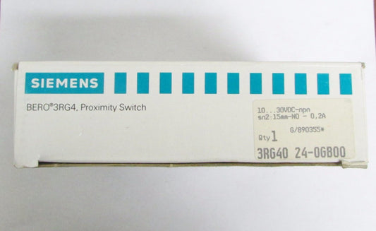 SIEMENS Proximity Sensor Switch 10-30 VDC 3RG40 24 0GB00