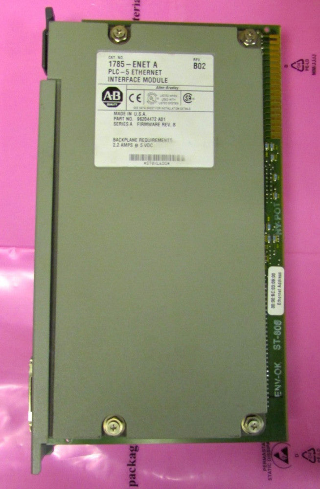 Allen Bradley Series A PLC-5 Ethernet Interface Module 1785 ENET