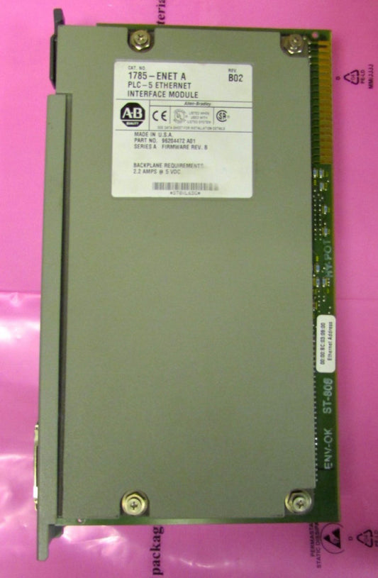 Allen Bradley Series A PLC-5 Ethernet Interface Module 1785 ENET
