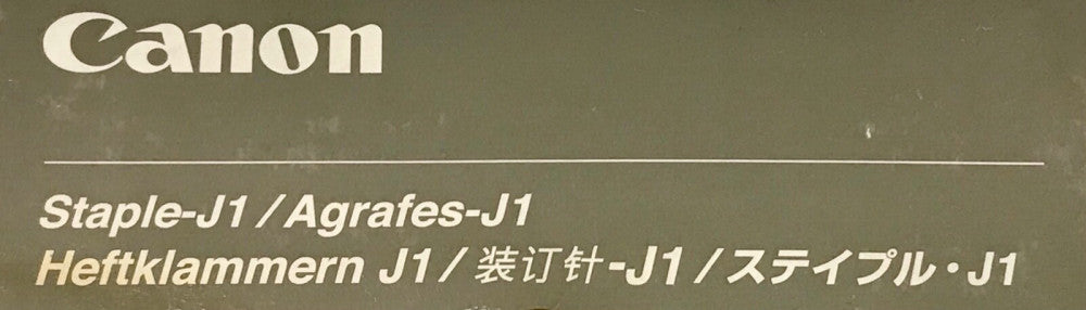 CANON STAPLE-J1 Model 6707A001 STAPLE J1 NO.502C Staples