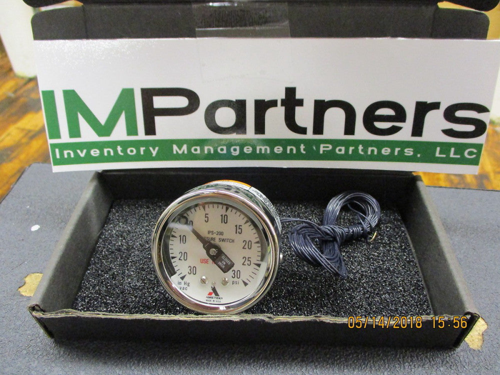 IPS-200 Ametek Ametek US Gauge IPS-200 Gas Pressure Gauge 0-30 PSI BRAND NEW!