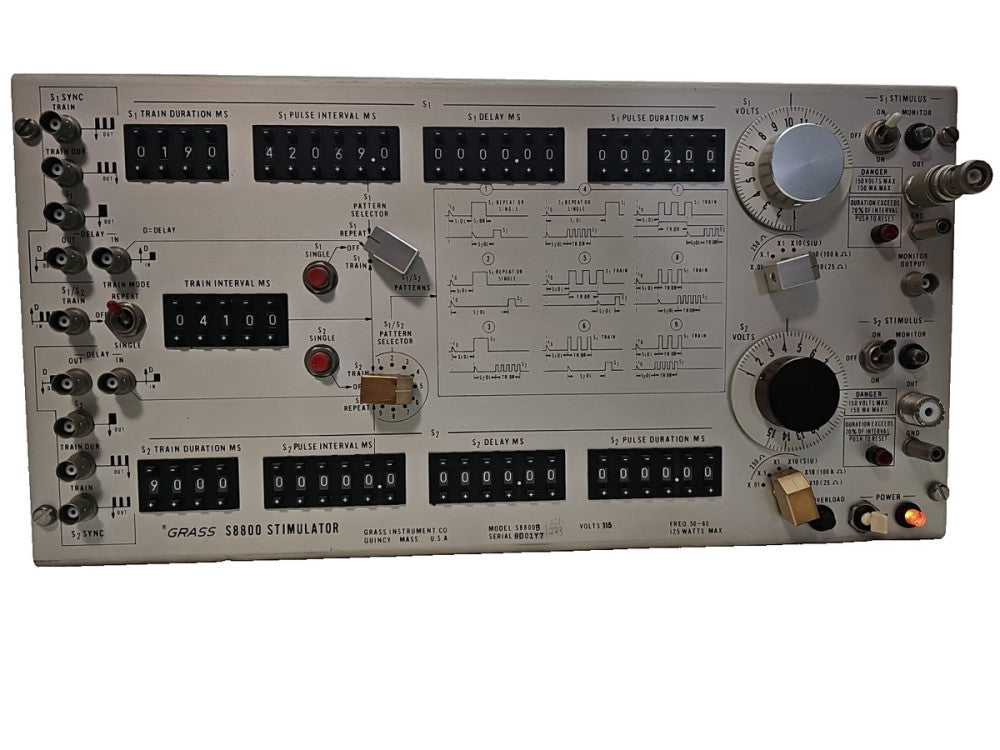 Astro-Med Grass Instruments S8800 Square Pulse Stimulator Neuroscience