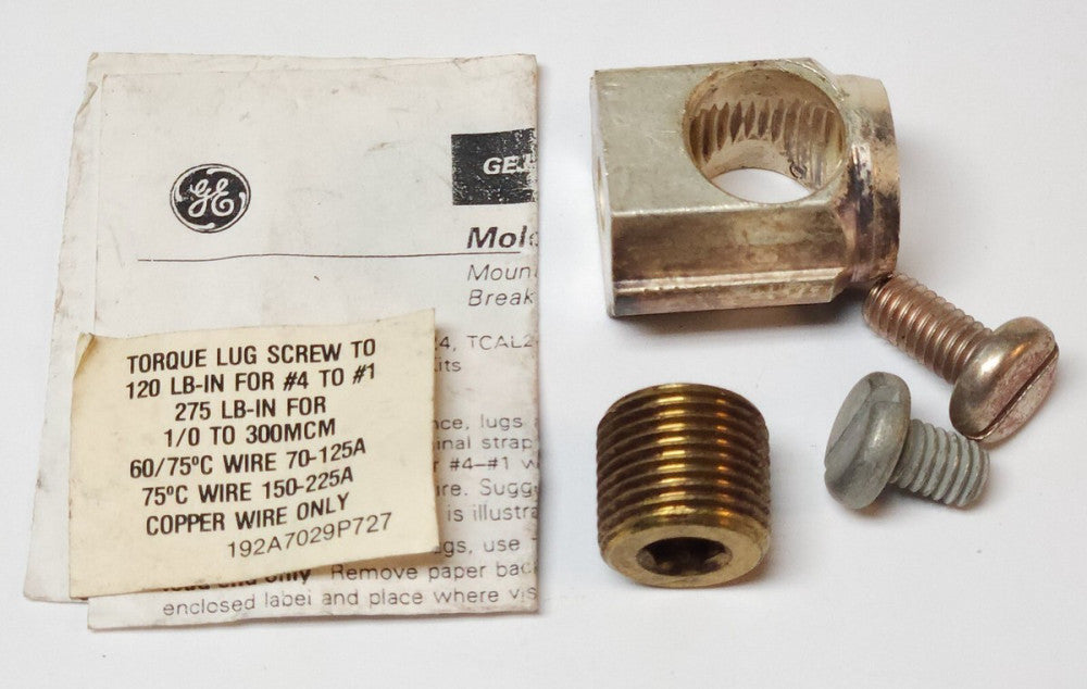 GE TC024 TCO24 CU Copper Lug Terminal Kit TFK TFJ Breaker #4 300kcmil (1 LUG)