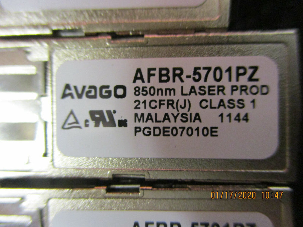 Avago - AFBR-5701PZ - TXRX OPTICAL SFP BAIL LATCH